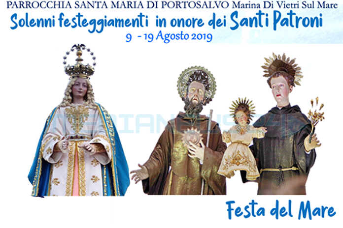 Vietri sul Mare – E’ festa per i Santi Patroni S. Antonio di Padova e S. Francesco di Paola