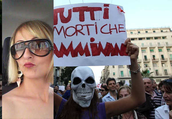 Nola, il pianto e la rabbia per la morte di Carla