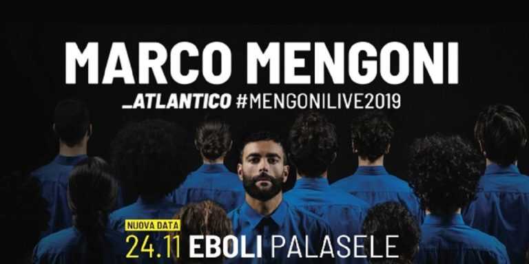 Eboli: ritorna al Palasele l’Atlantico Tour di Mengoni