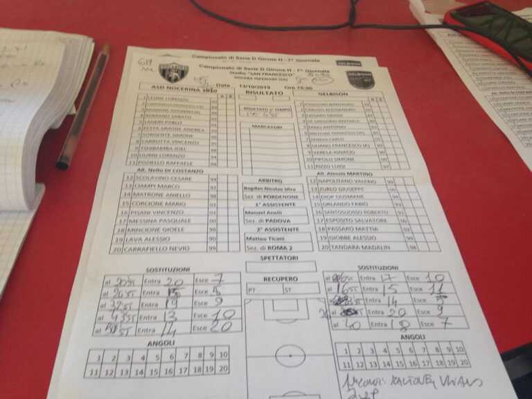 Dietro le quinte, ci sono le seste, Nocerina-Gelbison in altro modo