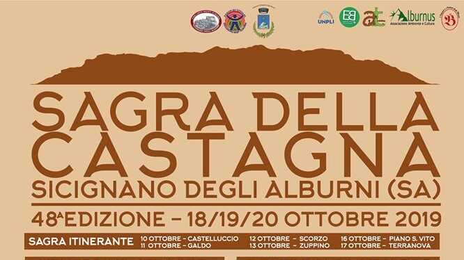Sicignano degli Alburni – Tre giorni di festa per “La sagra della Castagna”