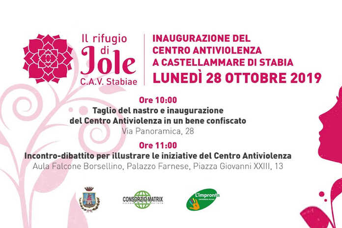 Castellammare di Stabia – Inaugura il Centro Antiviolenza “Il rifugio di Jole”