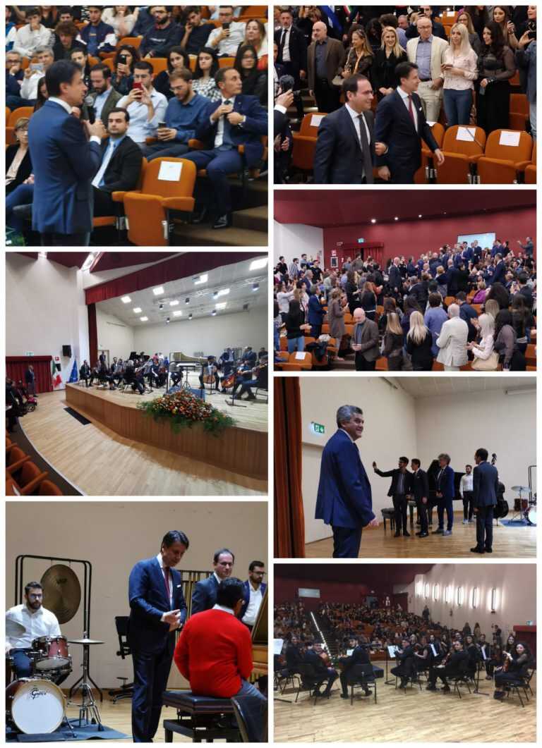 VISITA DEL PRESIDENTE DEL CONSIGLIO GIUSEPPE CONTE AL CONSERVATORIO “D.CIMAROSA” DI AVELLINO