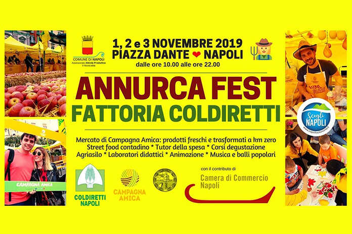 Napoli – “Annurca Fest” a Piazza Dante con la Coldiretti