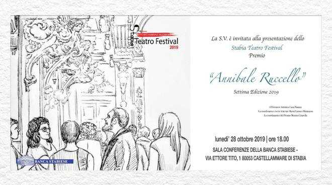 Castellammare di Stabia: Presentazione dello Stabio Teatro Festival 2019 del Premio “Annibale Ruccello”
