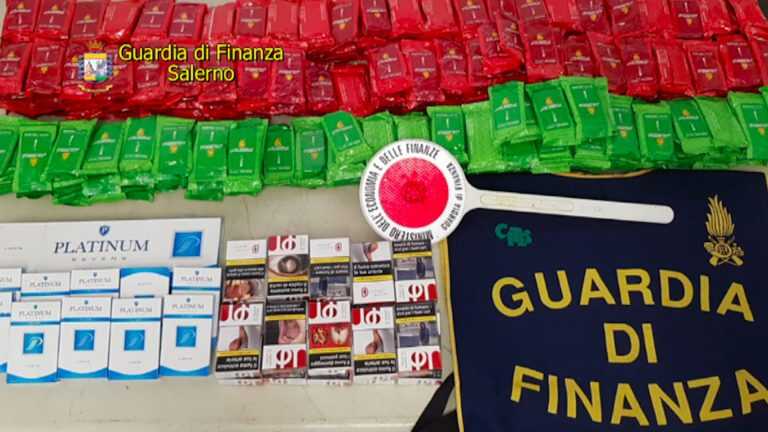 Salerno, maxi sequestro di bionde