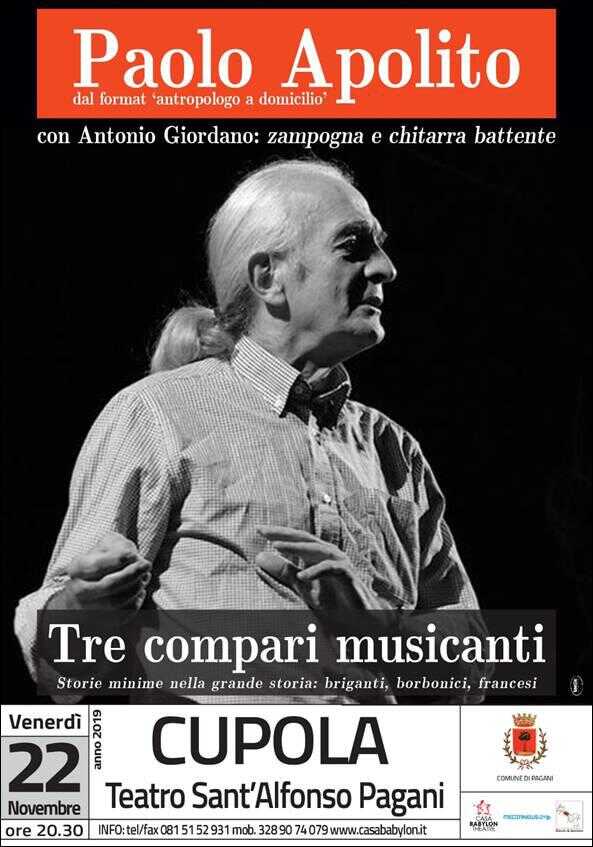 Pagani, Prologo Scenari con Tre compari musicanti