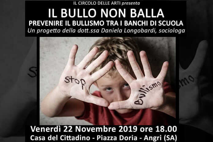 Angri – L’ass. “Il circolo delle arti” presenta “Il bullo non balla”