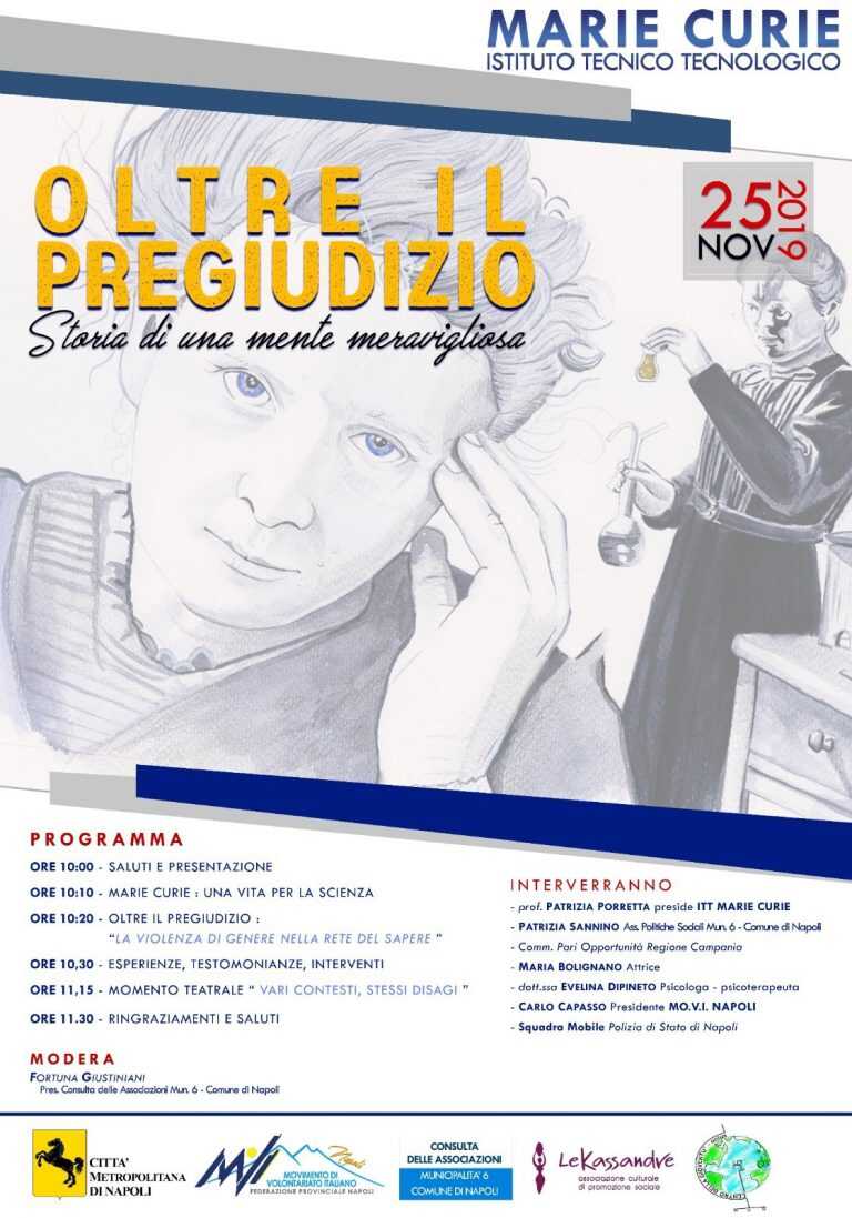 Ponticelli – “Storia di una mente meravigliosa” al “Marie Curie”.