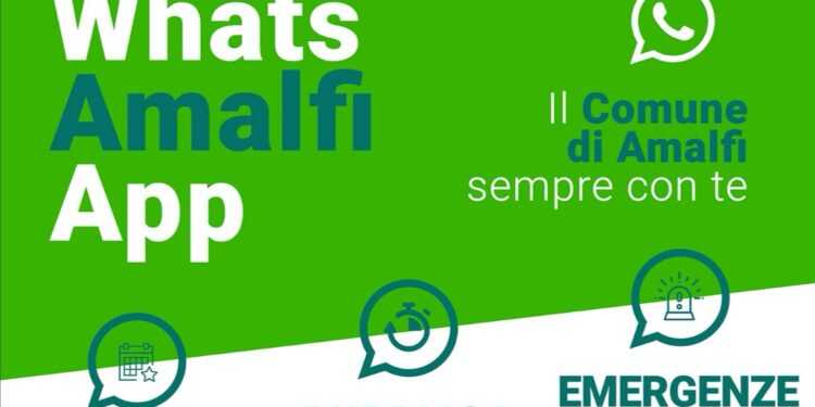 Nasce WhatsAmalfiApp. Il Comune parla ai cittadini