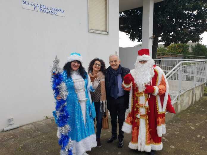 babbo natale e sindaco roccapiemonte 2019-2