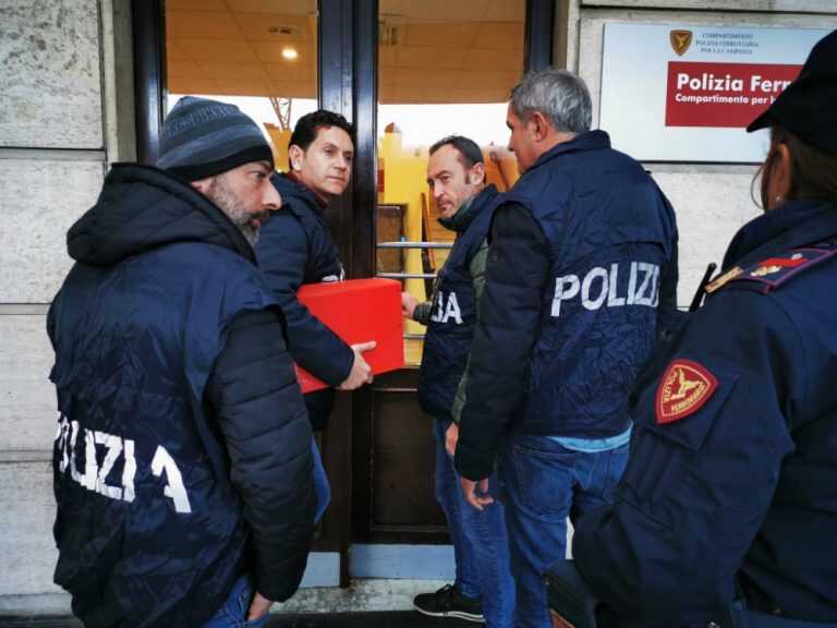 Cocaina nel bucato. Blitz della Polfer