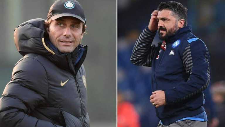 Conte e Gattuso, vite da mediani, ma uno solo fa festa