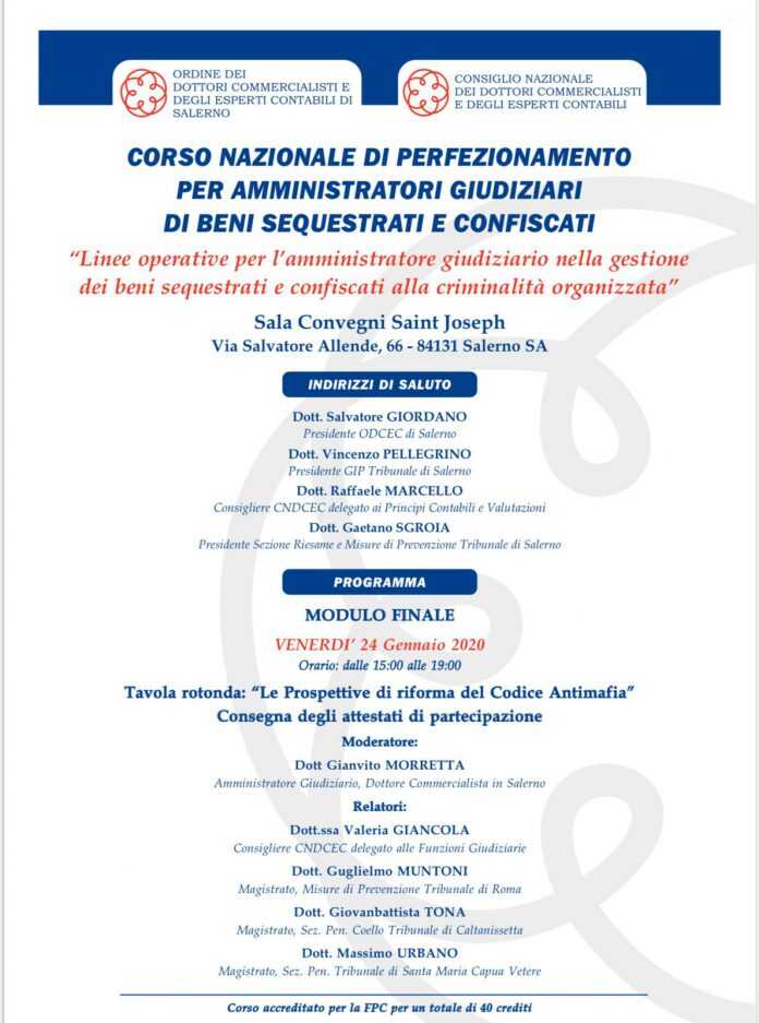 Locandina Corso AG Tavola Rotonda