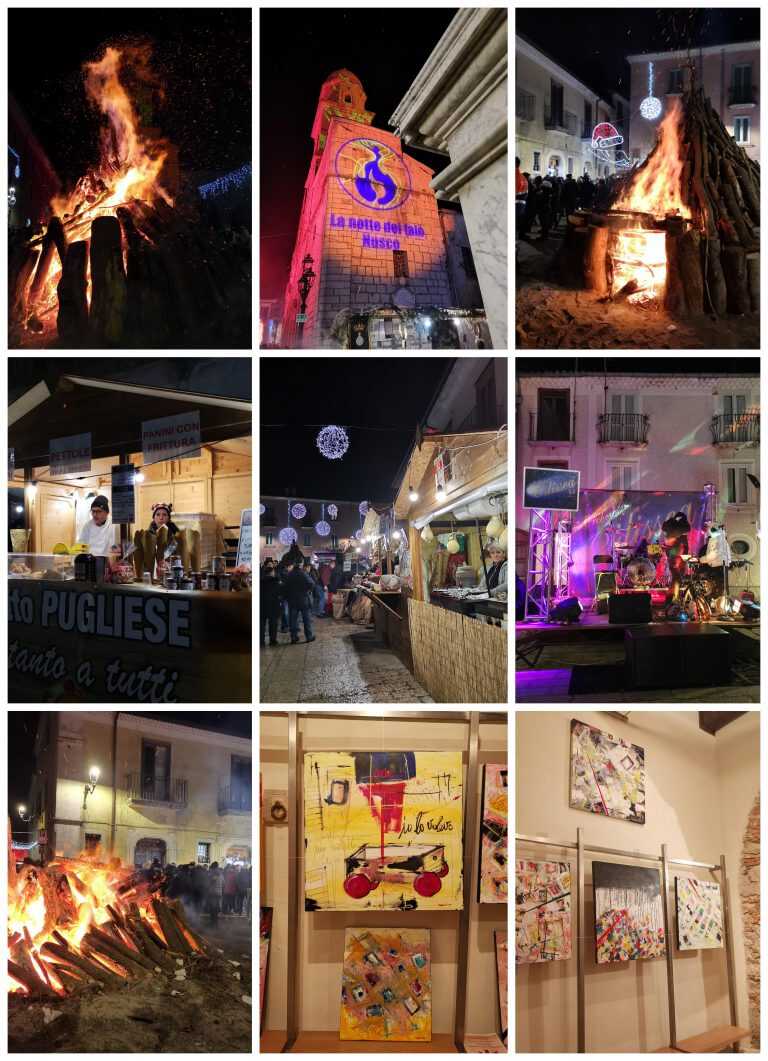 Notte dei Falò a Nusco: intreccio di storia, arte e folklore