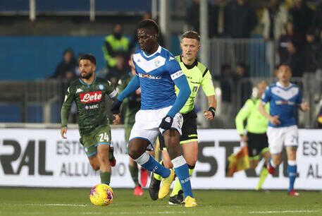 Brescia-Napoli 1-2, successo azzurro in rimonta