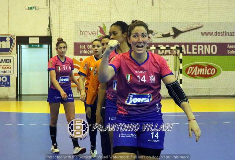 Pallamano femminile, trionfo Jomi Salerno