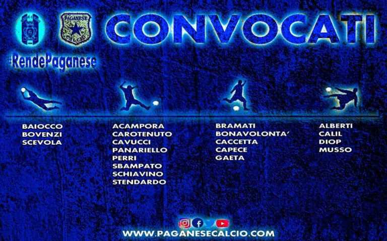 Paganese, le parole di Erra prima del Rende