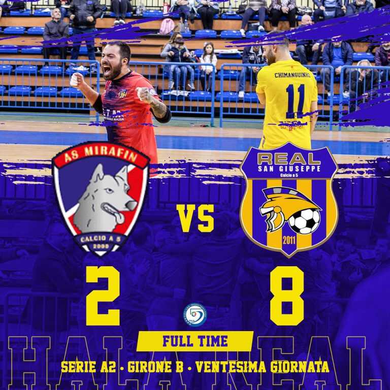 Calcio a 5, A2, altra impresa del Real San Giuseppe