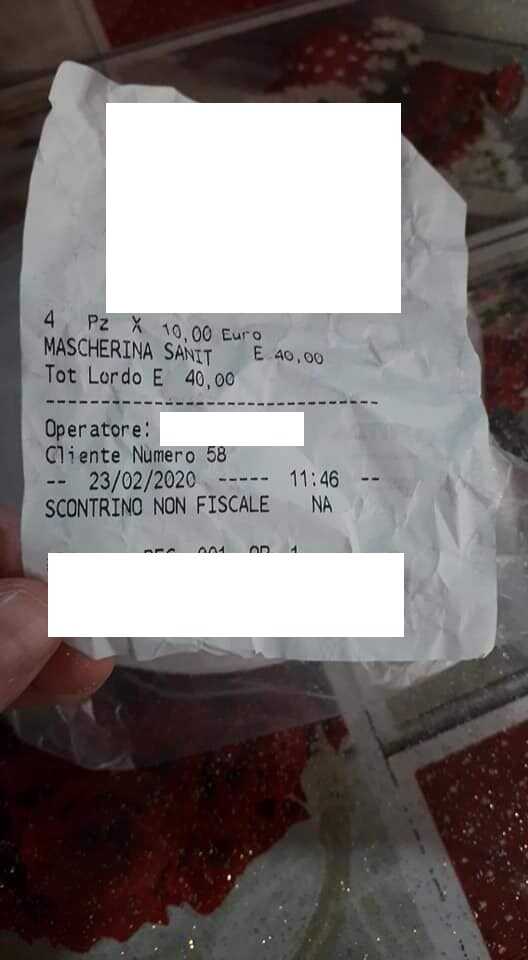 Coronavirus, comincia lo sciacallaggio sulle mascherine…