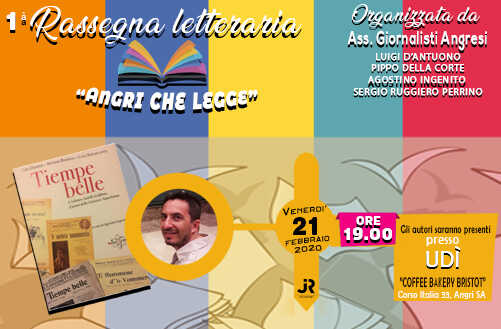 Angri – Torna l’incontro letterario “Angri che legge” terzo appuntamento