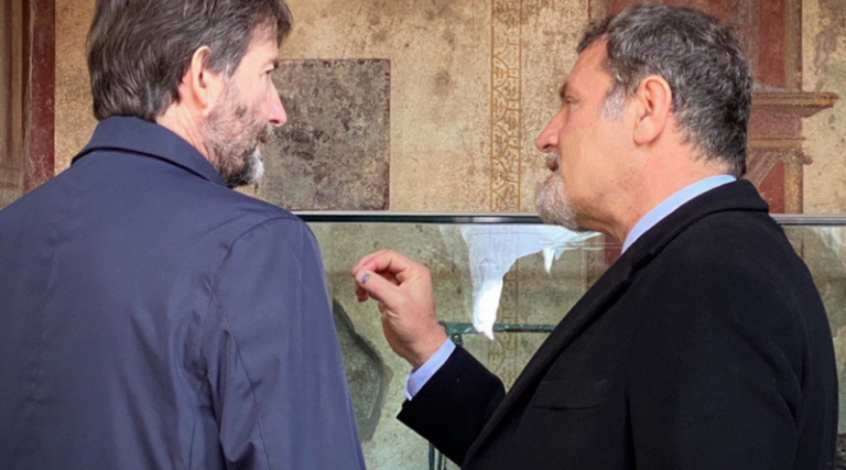 Pompei, Franceschini inaugura e riapre, Casa degli Amanti e non solo