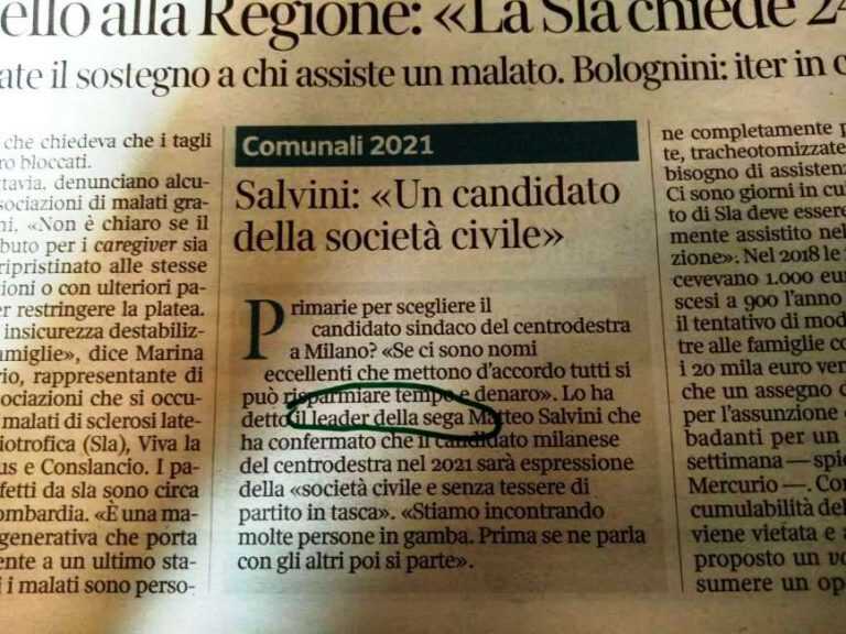 Salvini e il refuso della sega che fa impazzire il web