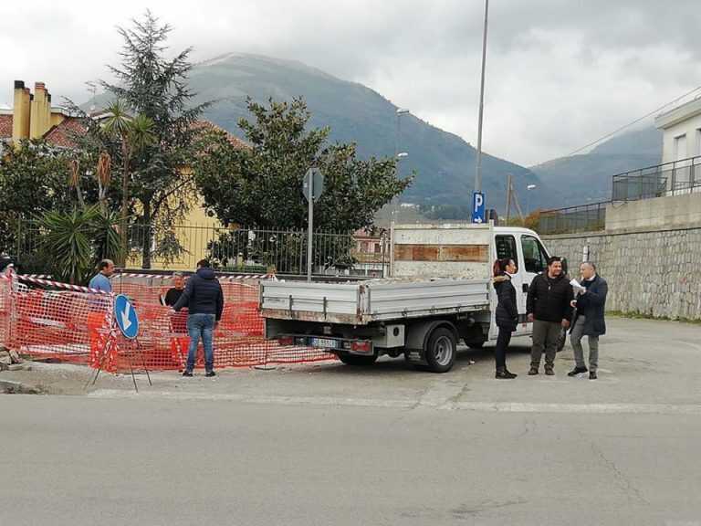 Giffoni Sei Casali, i lavori per il nuovo impianto semaforico