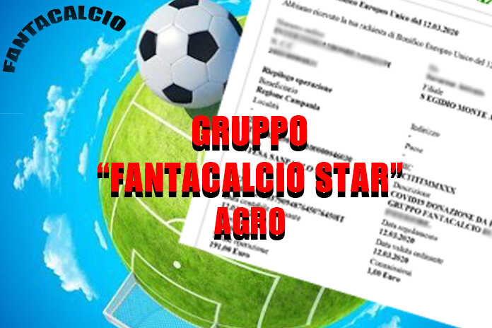 COVID-19 – AGRO – Devolvono una parte del montepremi il gruppo “FANTACALCIO STAR” –