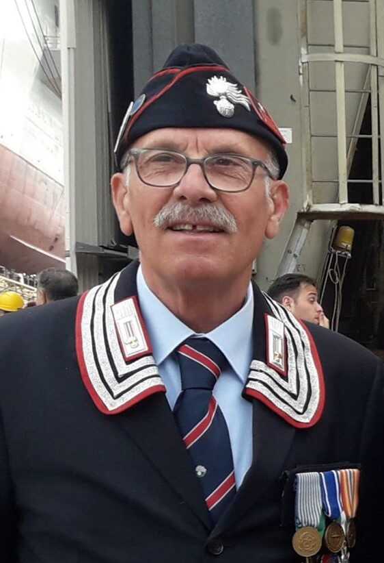 L’ultimo commosso saluto dell’Associazione Carabinieri al Luogotenente Martone