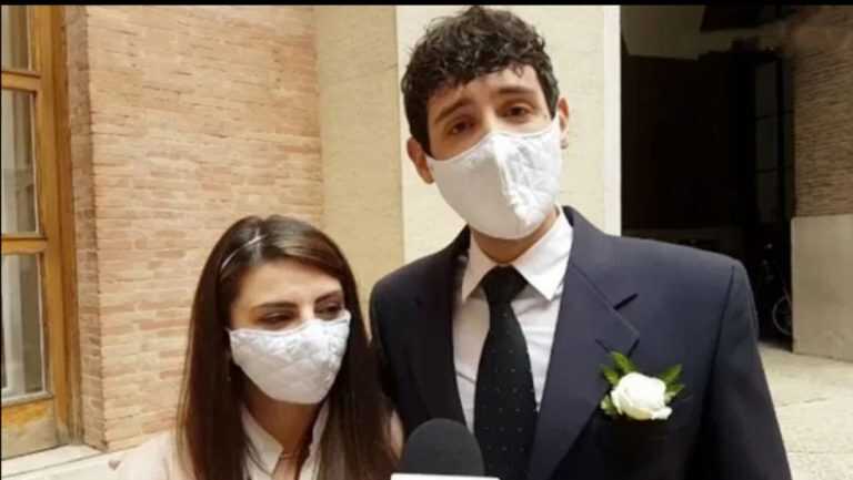 Il Coronavirus non ferma l’amore –  Foggia – sposi due militari dell’Aeronautica