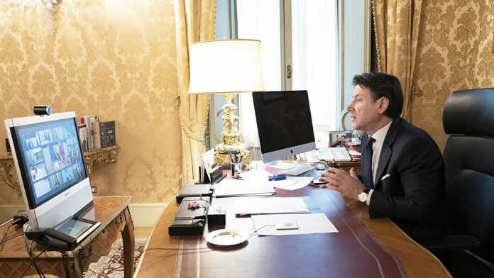 conte in videoconferenza ue