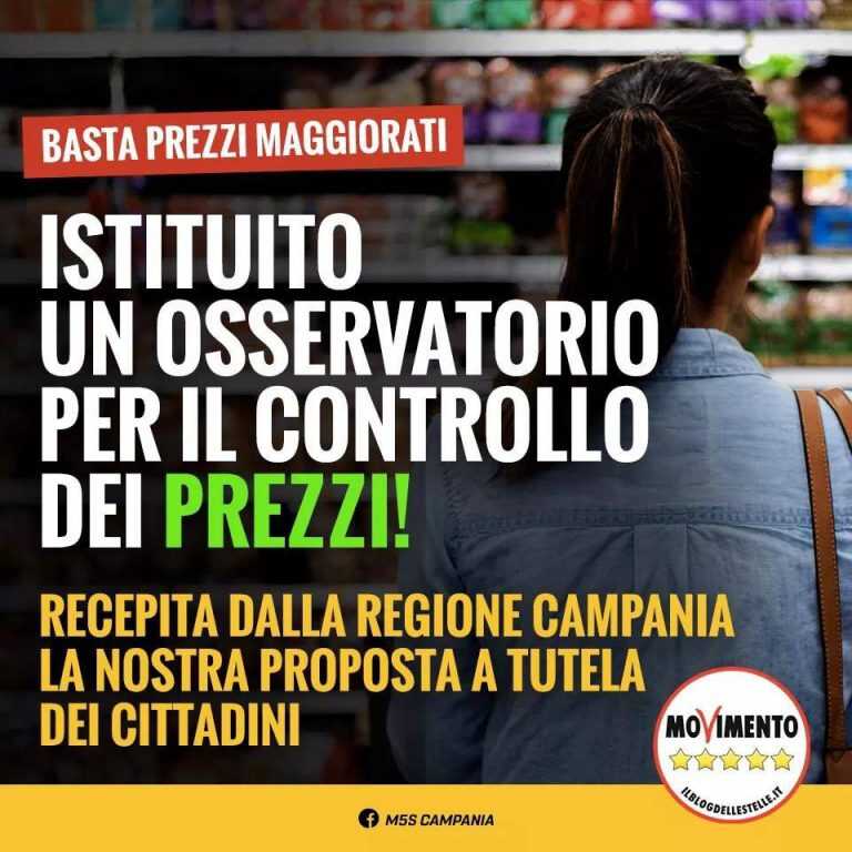 Coronavirus Campania- dalla senatrice Angrisani e dai 5 Stelle l’alt all’aumento dei prezzi