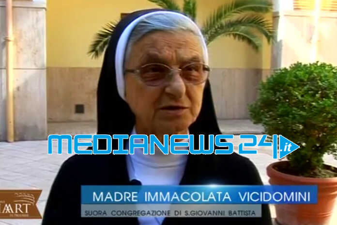 Angri – E’ scomparsa Madre Immacolata Vicidomini, figlia spirituale di Sant’Alfonso Maria Fusco
