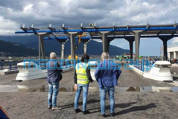 Angri – Sopralluogo del presidente Cascone presso il cantiere del nuovo svincolo SS268 “del Vesuvio” e l’Autostrada A3 Napoli-Salerno