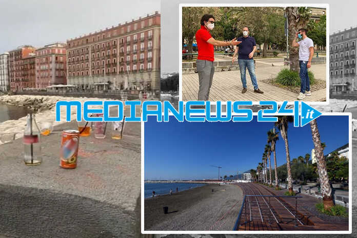 Salerno – Bonificato Lungomare Marconi, ora Solarium Santa Teresa” l’impegno di Dante Santoro