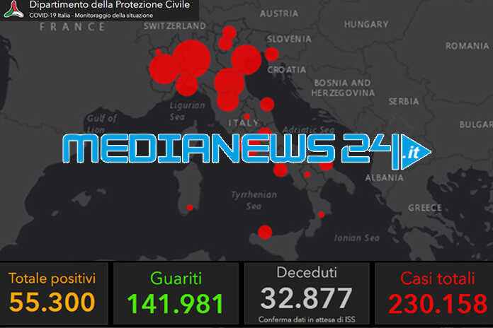 Coronavirus – La situazione dei contagi in Italia del 25-05-2020