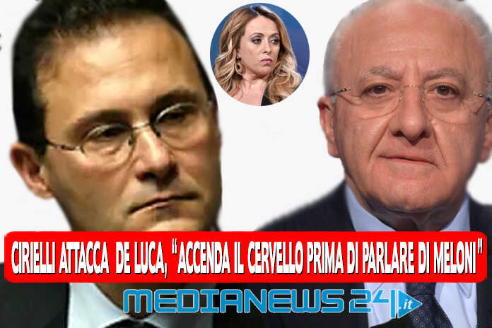 Campania – Cirielli attacca De Luca, “E’ una vergogna nazionale” – La nota