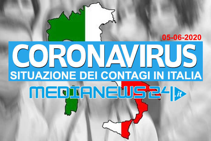 Coronavirus – La situazione dei contagi in Italia 05-06-2020