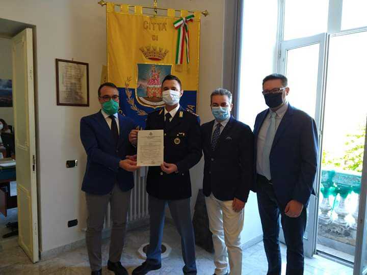 Castellammare – Oggi conferito l’encomio all’assistente al capo Antonio Pane