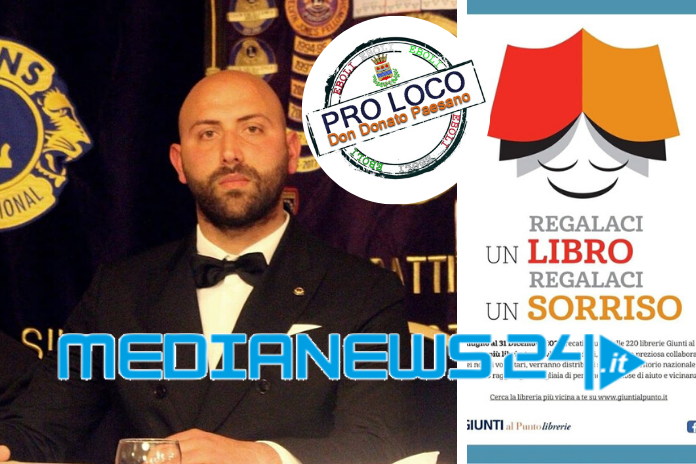 Eboli – Al via l’iniziativa di solidarietà “Regalaci un libro, regalaci un sorriso” Eboli – Al via l’iniziativa di solidarietà “Regalaci un libro, regalaci un sorriso”