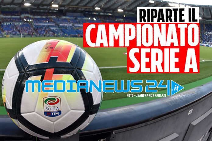 Calcio – E’ ufficiale, il 20 giugno riparte la serie A – Orari,anticipi e regole anticovid-19