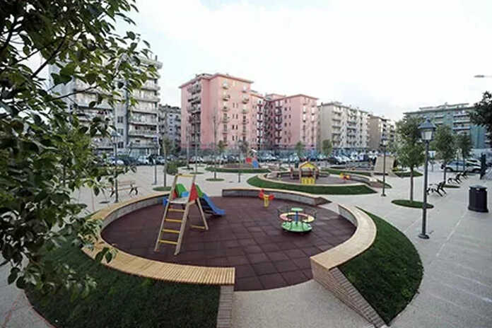 Salerno – Dante Santoro,”missione compiuta” abbiamo ripristinato il parco giochi a Mercatello