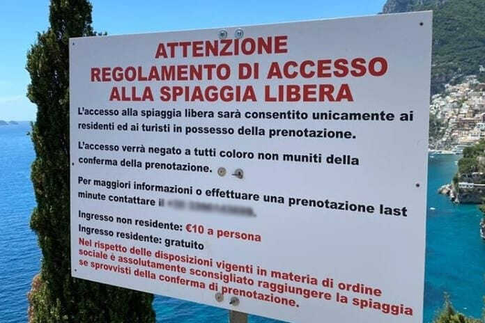 Costiera Amalfitana – Spiagge libere a pagamento: assurda necessità?