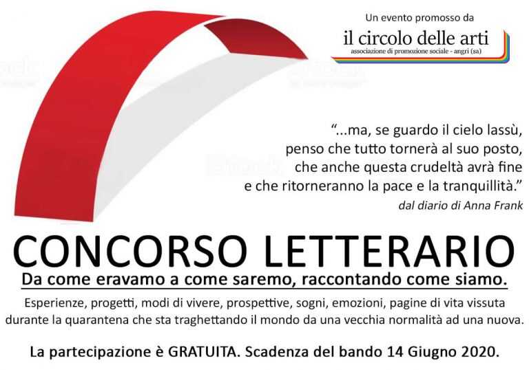 Angri – Domenica 14 giugno, termine ultimo per il bando “Concorso Letterario”