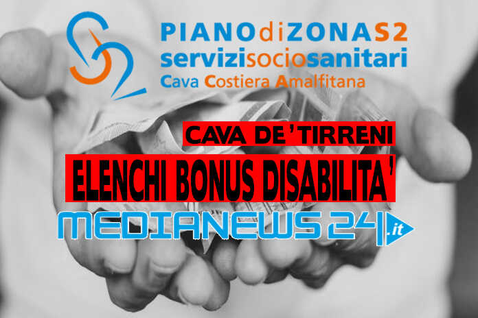 Cava de’ Tirreni – Bonus disabilità anche non grave, pubblicati gli elenchi di ammessi ed esclusi