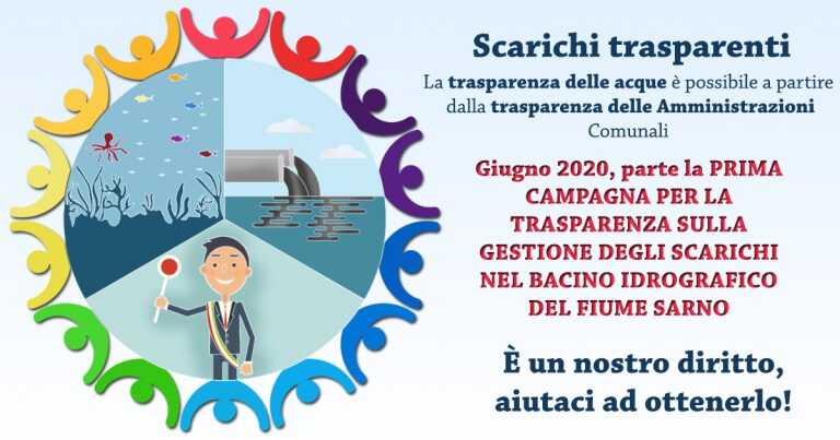 Castellammare – Parte la campagna per la trasparenza sulla gestione scarichi del fiume Sarno