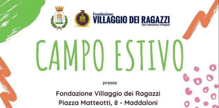 Maddaloni – VillaggiOUTdoor”: parte il CAMPO ESTIVO del Villaggio dei Ragazzi.