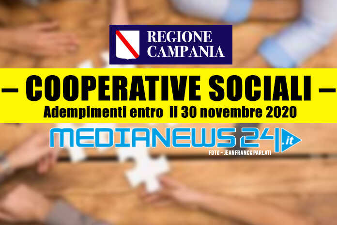 Albo regionale – Cooperative sociali, revisione periodica, proroga 30 novembre 2020