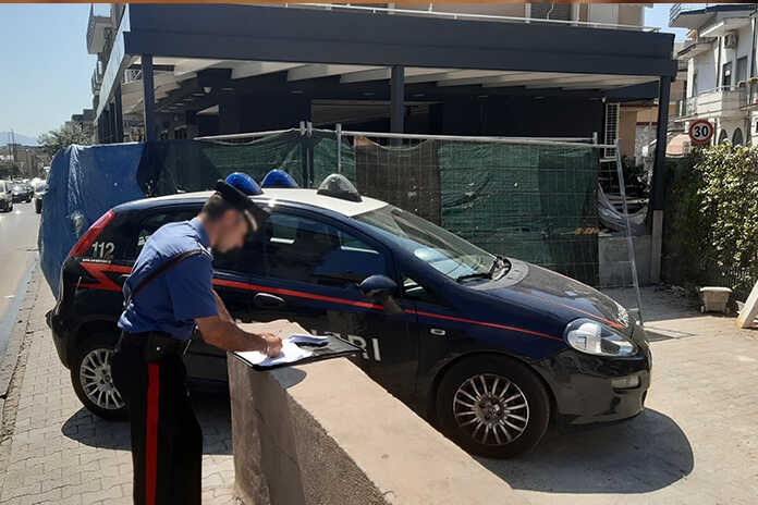 San Giuseppe Vesuviano – Controllo nei cantieri dei Carabinieri, due persone denunciate